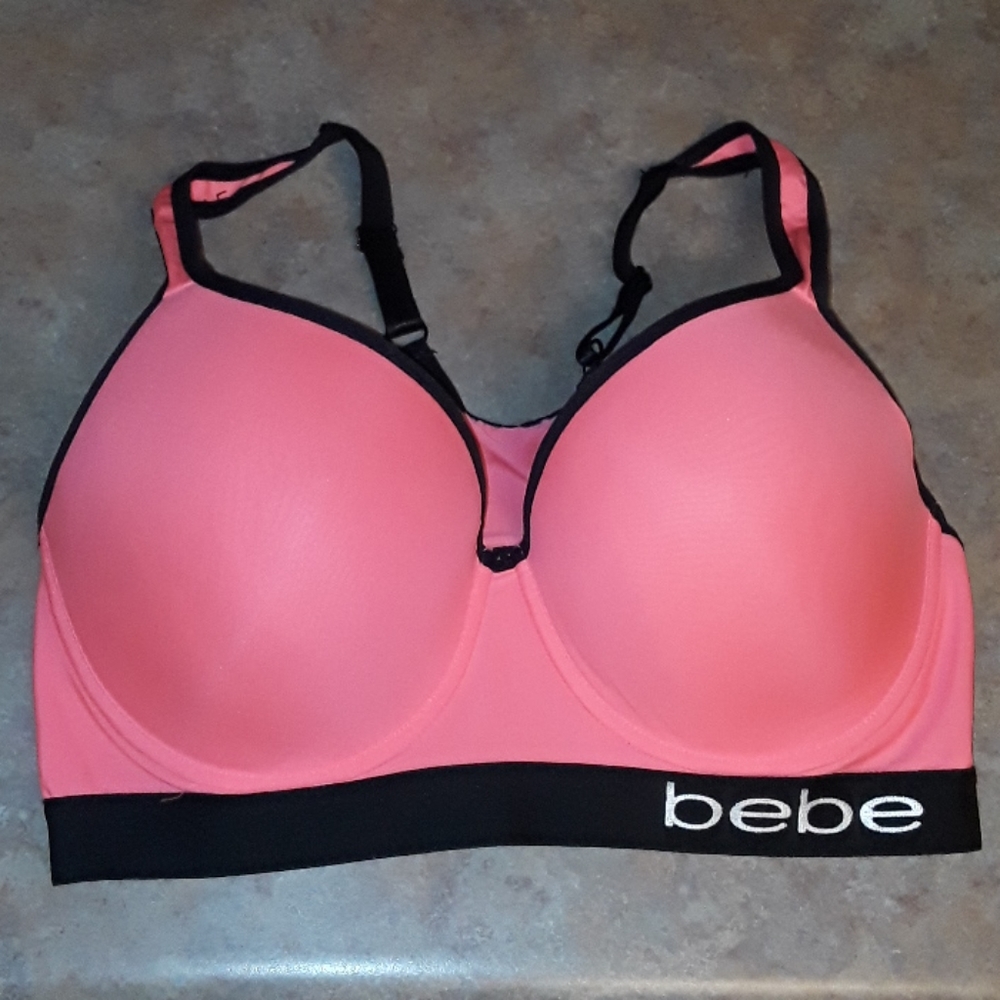 bebe Racerback Push Up Sports Bra 2XL